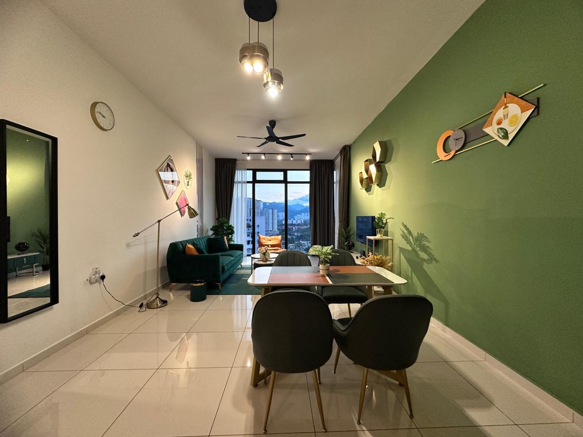 New 2Br Georgetown Warm And Lovely Homestay 10Pax-无敌美景两房民宿 Beacon Executive Suite Eksteriør bilde